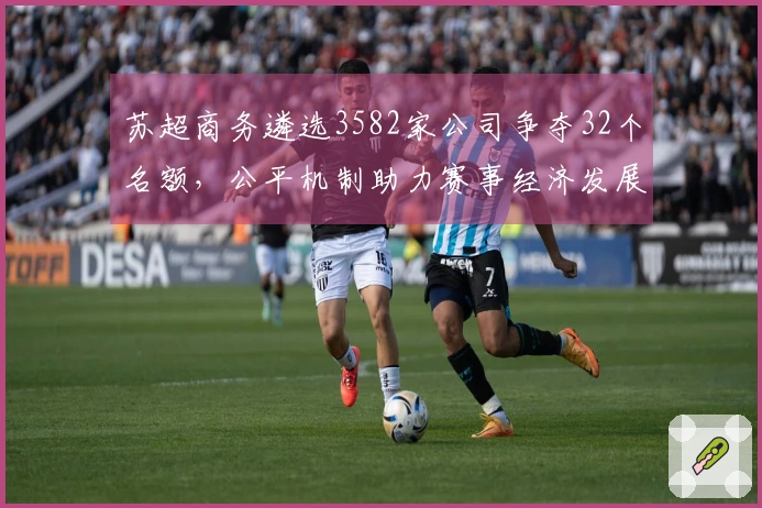 苏超商务遴选3582家公司争夺32个名额，公平机制助力赛事经济发展