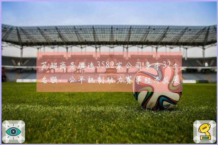 苏超商务遴选3582家公司争夺32个名额，公平机制助力赛事经济发展